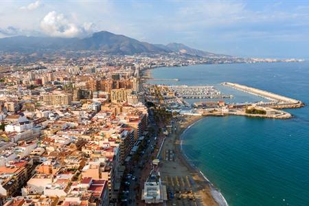 Uitzicht op Fuengirola