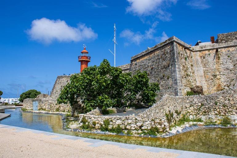 Uitzicht op het fort van Figueira da Foz, Zilverkust