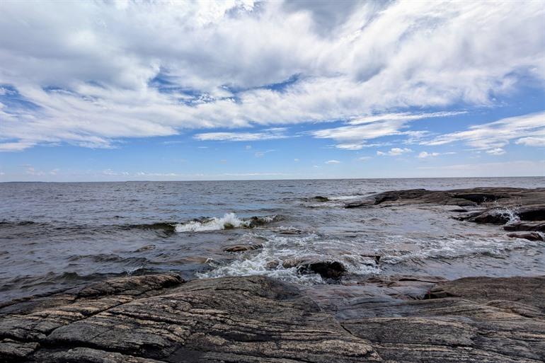 Uitzicht op het Vänermeer