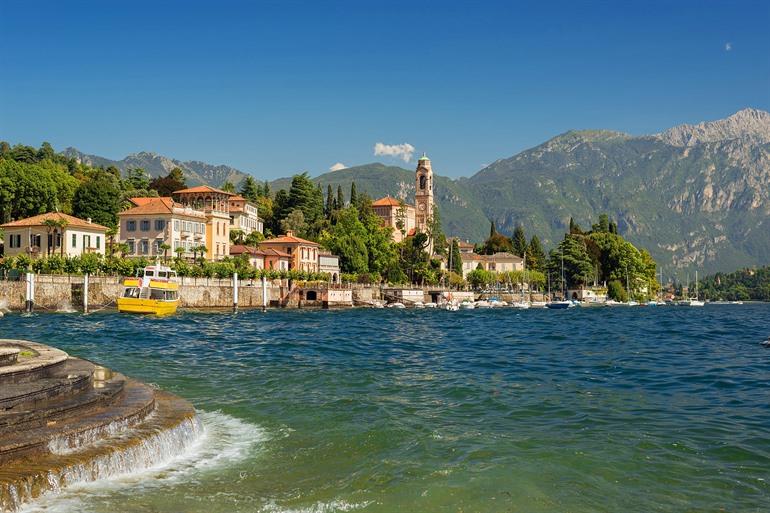 Uitzicht op Mezzegra, Comomeer