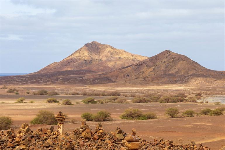 Uitzicht op Monte Leão, eiland Sal