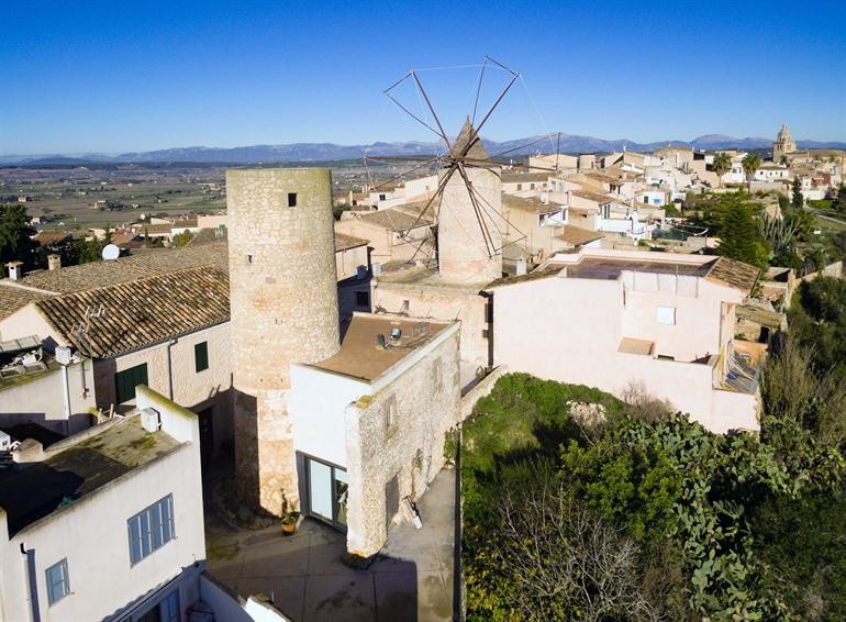 Uitzicht op Montuiri, Mallorca