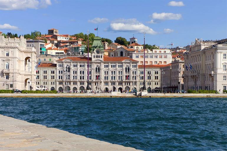 Uitzicht op Piazza dell'Unità d'Italia, Triëst