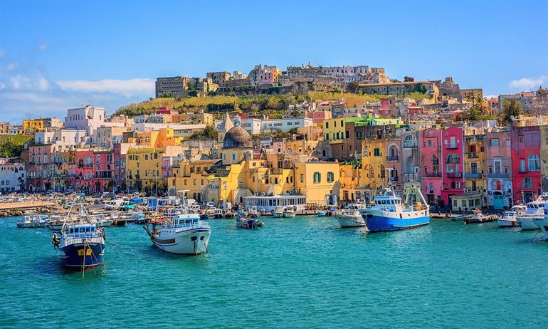 Uitzicht op Procida