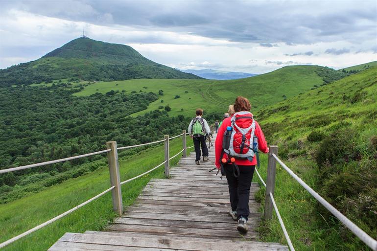 Uitzicht op Puy de Dome, Auvergne