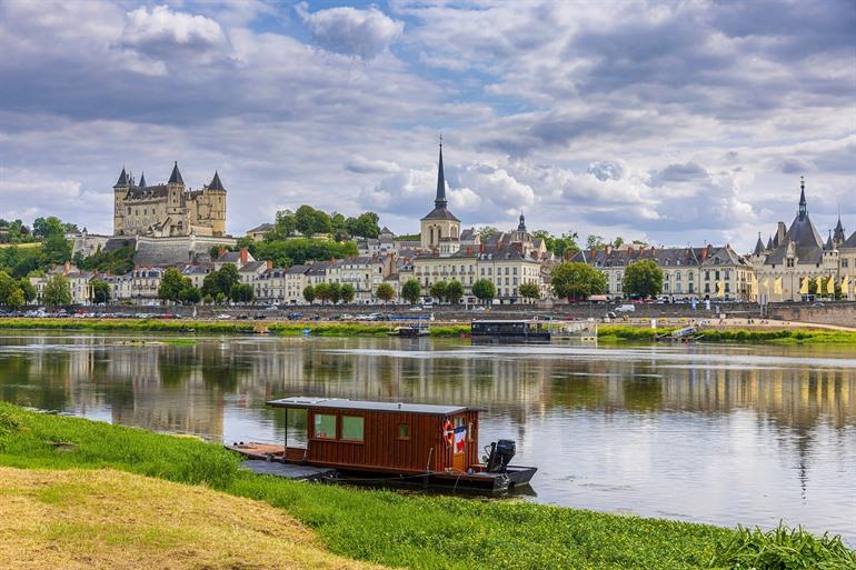 Uitzicht op Saumur