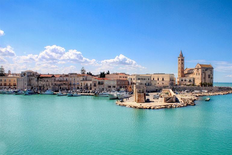 Uitzicht op Trani, Italië