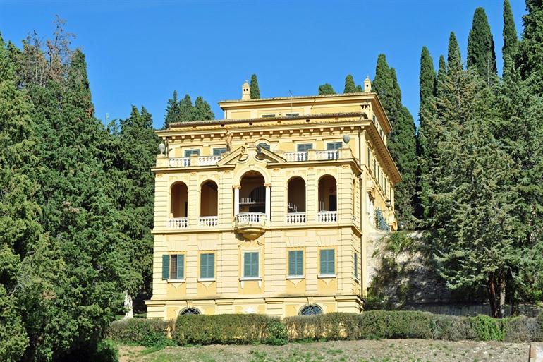 Uitzicht op Villa Fidelia, Spello