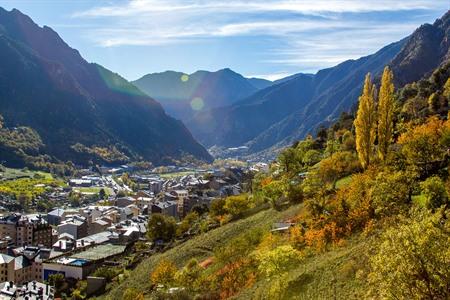 Uitzicht over Andorra