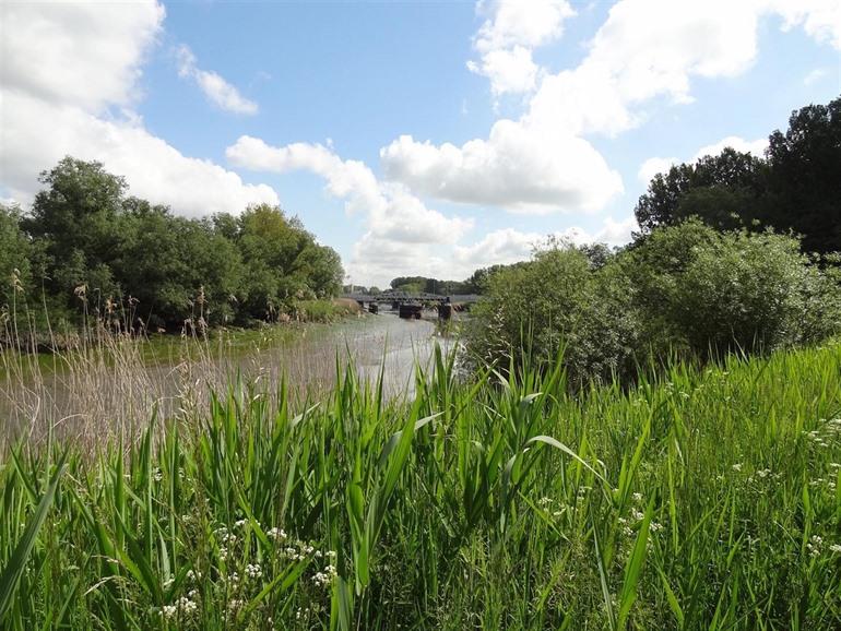 Uitzicht over de Durme in Hamme, Scheldeland