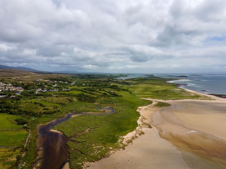 Uitzicht over Mulranny, Achill Island