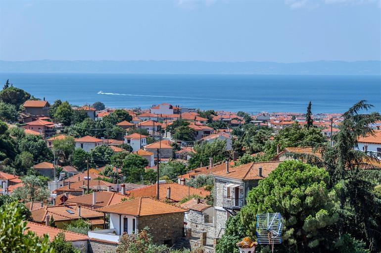 Uitzicht over Nikiti