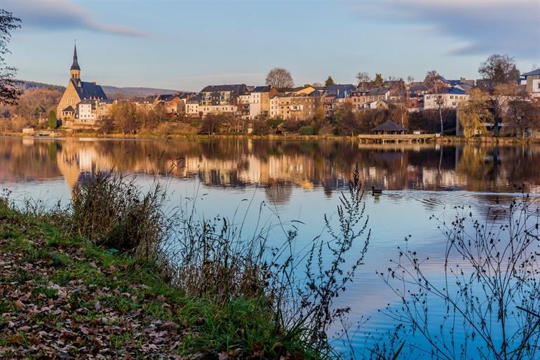 Uitzicht over Vielsalm, Ardennen