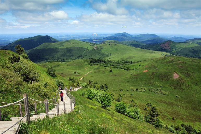 Uitzicht Parc Naturel Régional des Volcans d'Auvergne