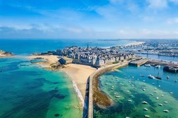Uitzicht Saint-Malo, Bretagne, Frankrijk