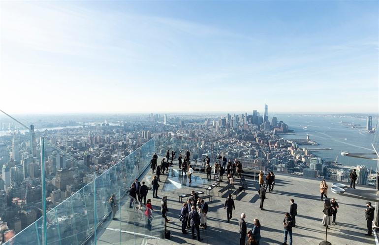 Uitzicht vanaf het Edge Observation Deck, New York