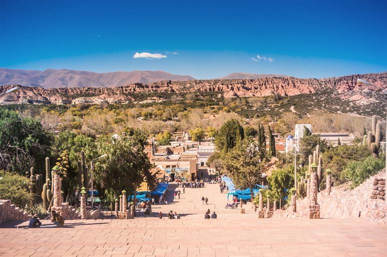 Uitzicht vanaf het historisch monument