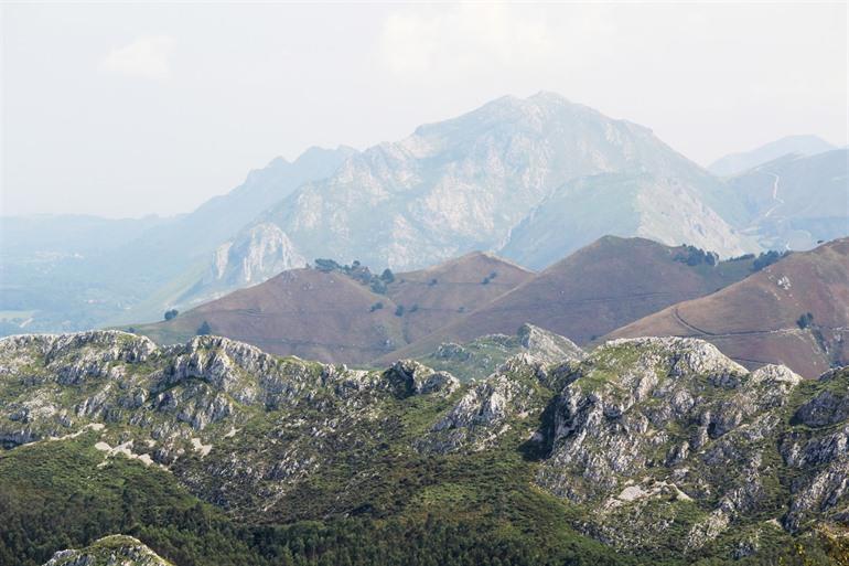 Uitzicht vanaf Mirador del Fitu, Costa Verde