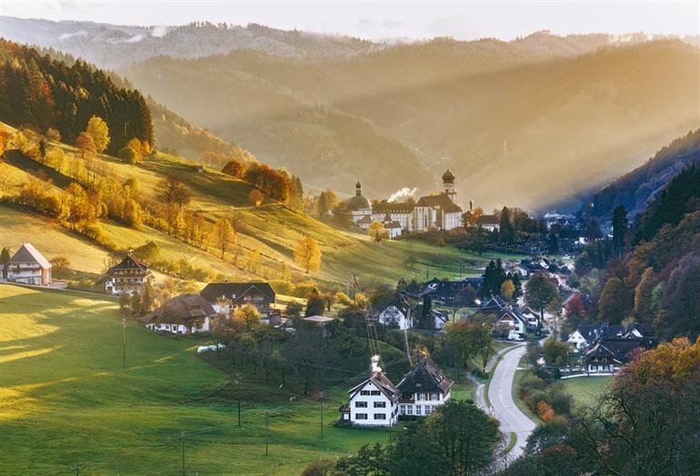 Uitzicht Zwarte Woud, Duitsland 