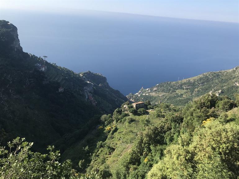 Uitzichten onderweg langs de wandeling