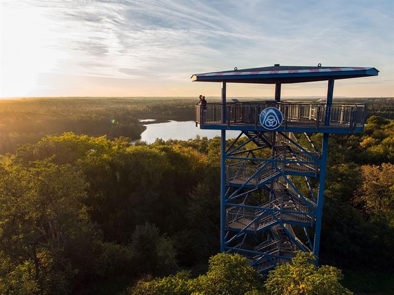Uitzichtplatform over de Wolfsee, Duisbrug