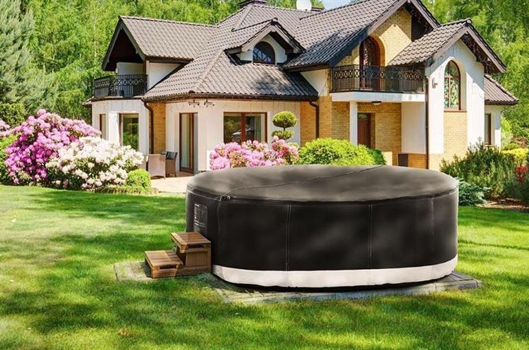 Uniprodo Opblaasbare jacuzzi in Kunstleder kopen