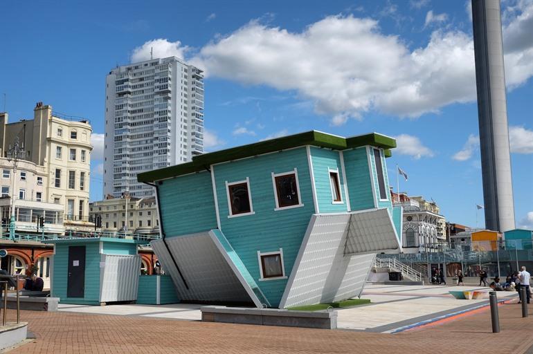 Upside Down House in Brighton