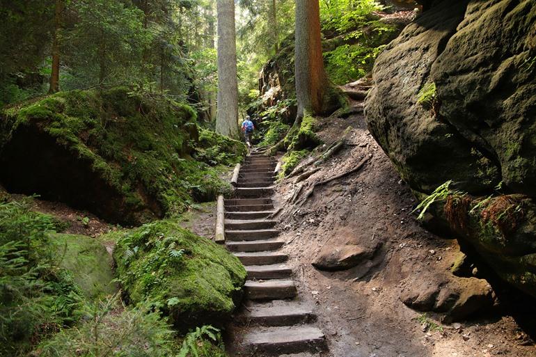 Uttewalder Grund Gorger in Saksisch-Zwitserland