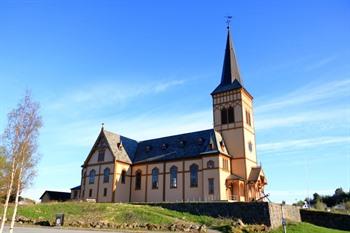 Vågan-kerk, dé kathedraal van de Lofoten