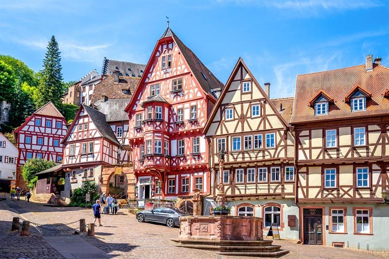 Vakwerkhuizen in Miltenberg