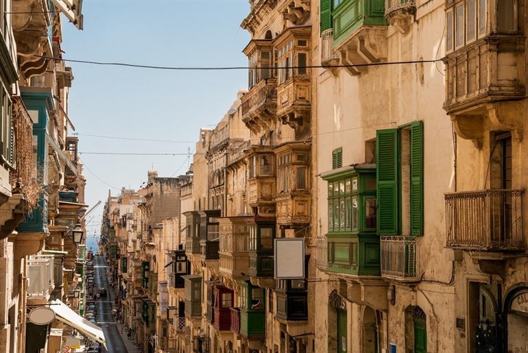 Valletta stad centrum