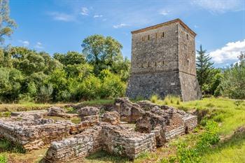 Venetiaanse toren in het Butrint National Park