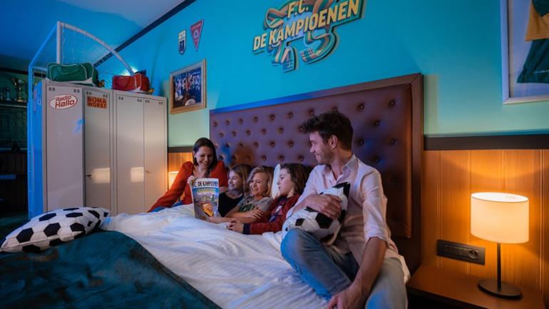 Verblijf als een echte Kampioen in de themakamer van Fc de Kampioenen