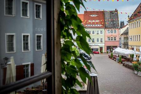 Verblijf in het centrum van Pirna bij het Pirnscher Hof - Hotel Garni