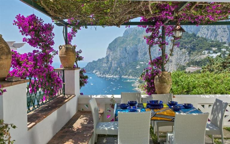 Verblijven in de appartementen van Villa Mariuccia Capri