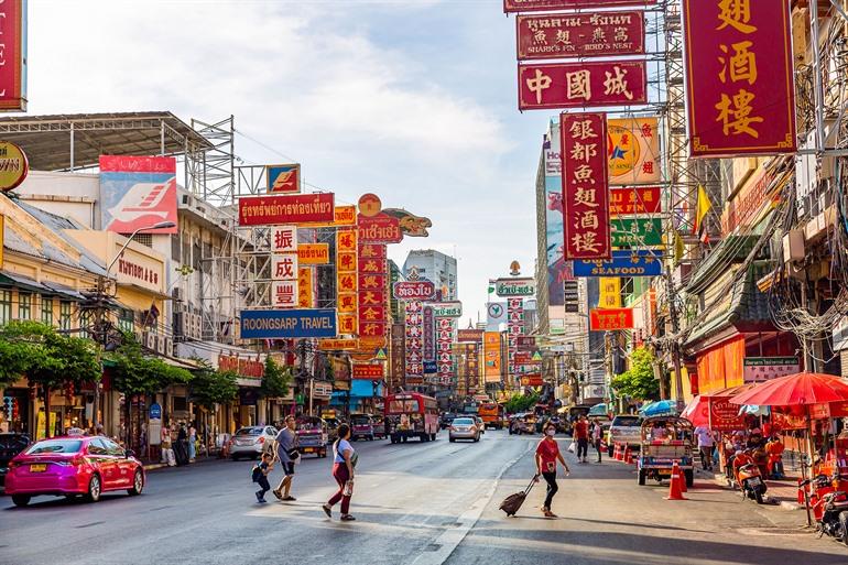 Verken het Chinatown van Bangkok, Thailand