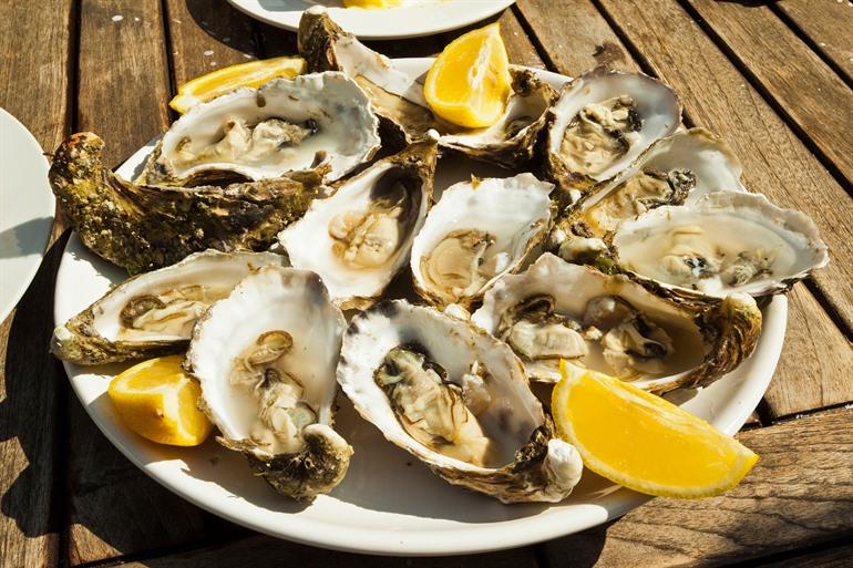 Verse oesters proeven op Île de Ré
