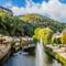 Vianden aan de Our-rivier, Luxemburg