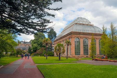Victorian Tropical Palm House, in Royal Botanic Garden Edinburgh