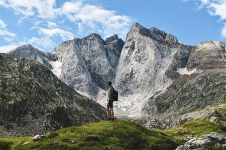 Vignemale de hoogste top aan de Franse kant van de Pyreneeën