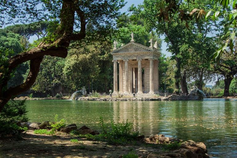 Villa Borghese tempel Asclepius