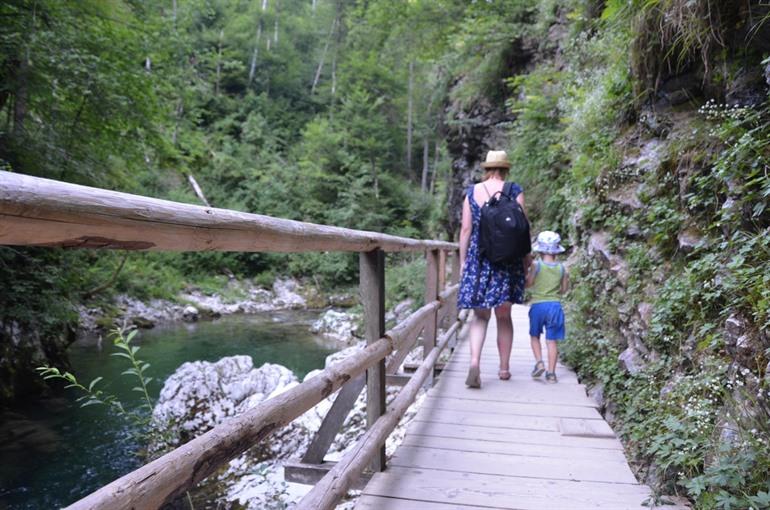 Vintgar kloof in Slovenië