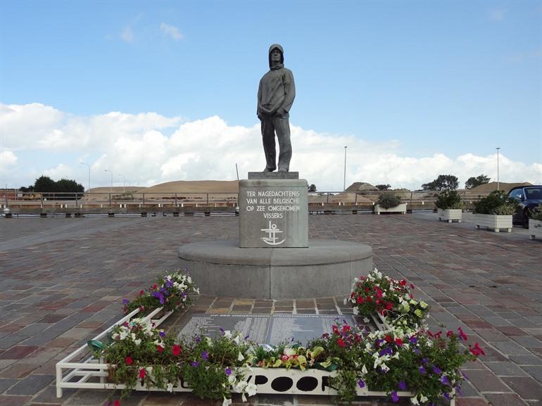 Vissersmonument in Nieuwpoort