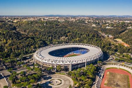 Voetbalmatch bijwonen in Stadio Olimpico in Rome