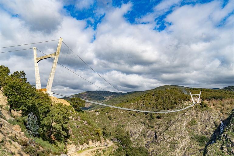 Voetgangersbrug Arouca 516, Portugal