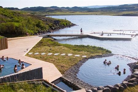 Vök Baths in IJsland