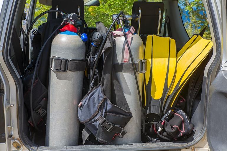Voorzie ruimte om je duikspullen op te bergen, Bonaire