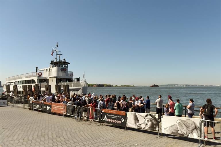 Vrijheidsbeeld New York ferry