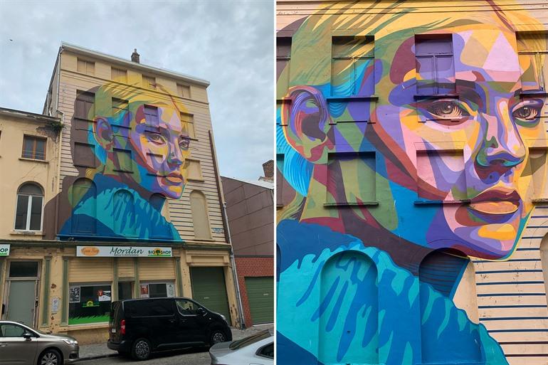 Vrouwelijk portret van Dourone, Oostende