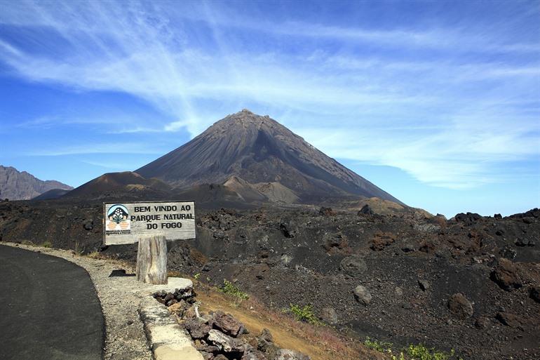 Vulkaan Mount Fogo (Pico de Fogo), Fogo eiland
